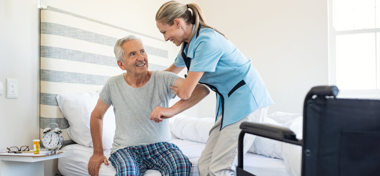 assisting the elderly